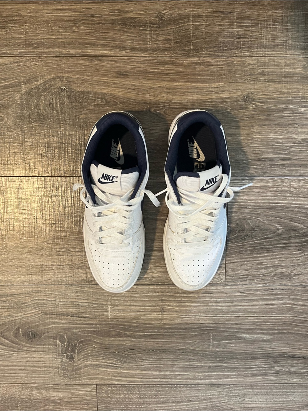 🤍 Nike Full Force Low Sneakers White/Navy Men's 9.5 ⚡️